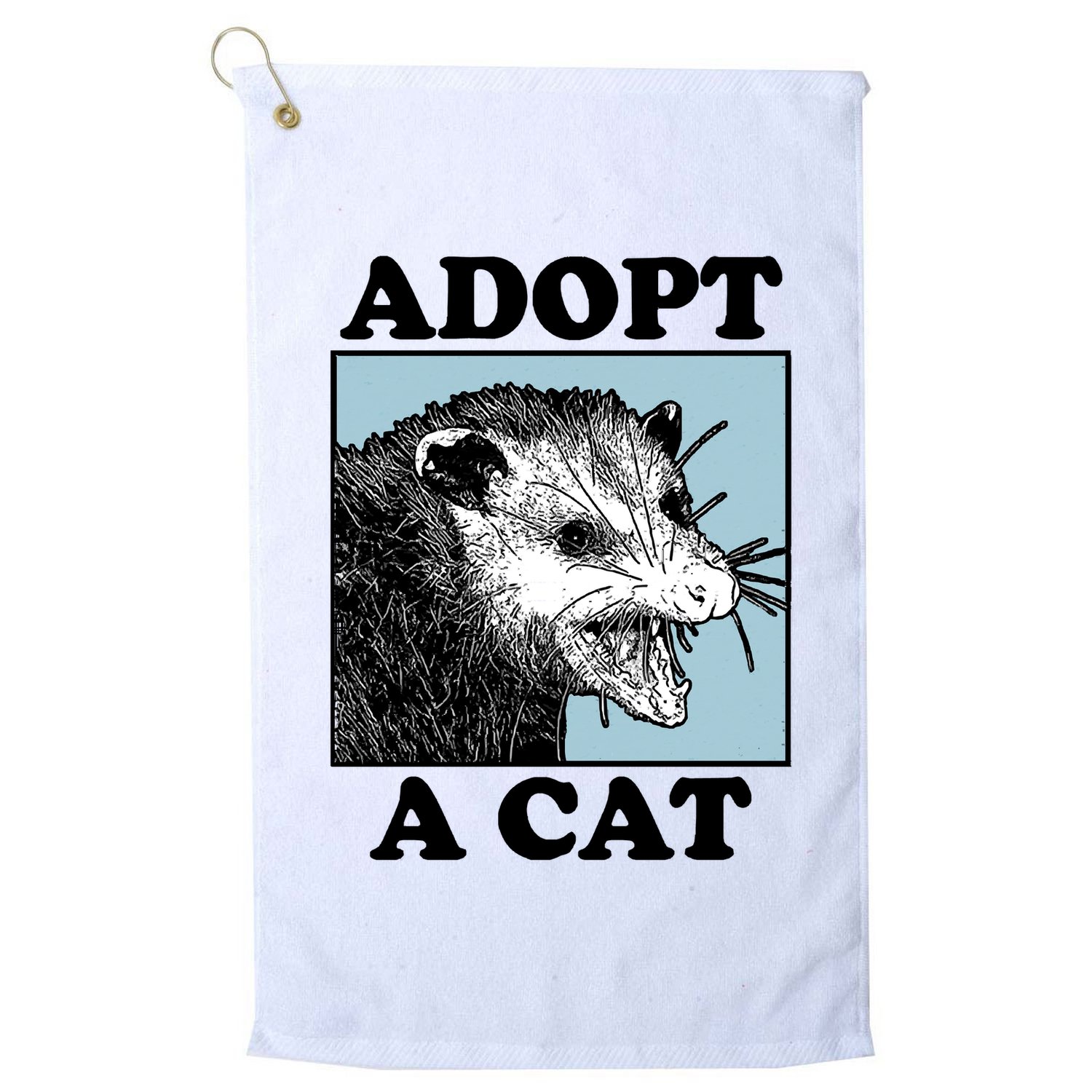 Adopt A Cat Golf Towel