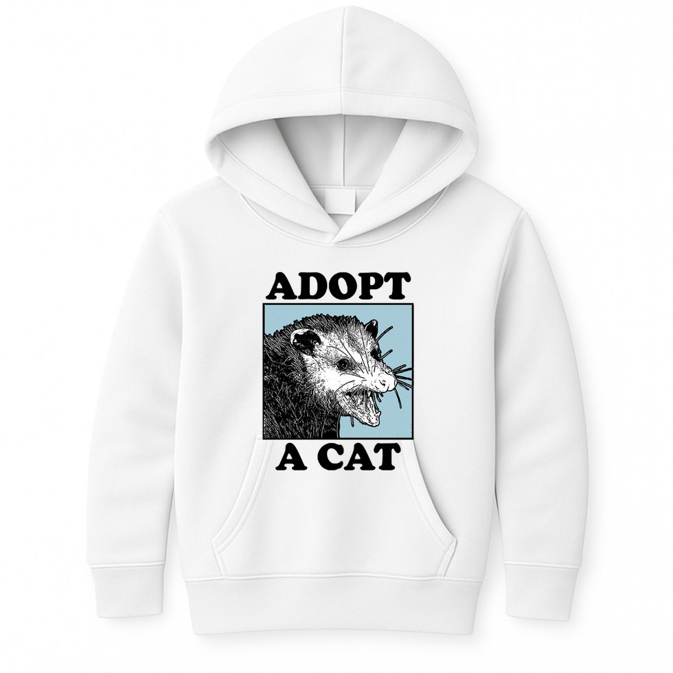 Adopt A Cat Kids Hoodie