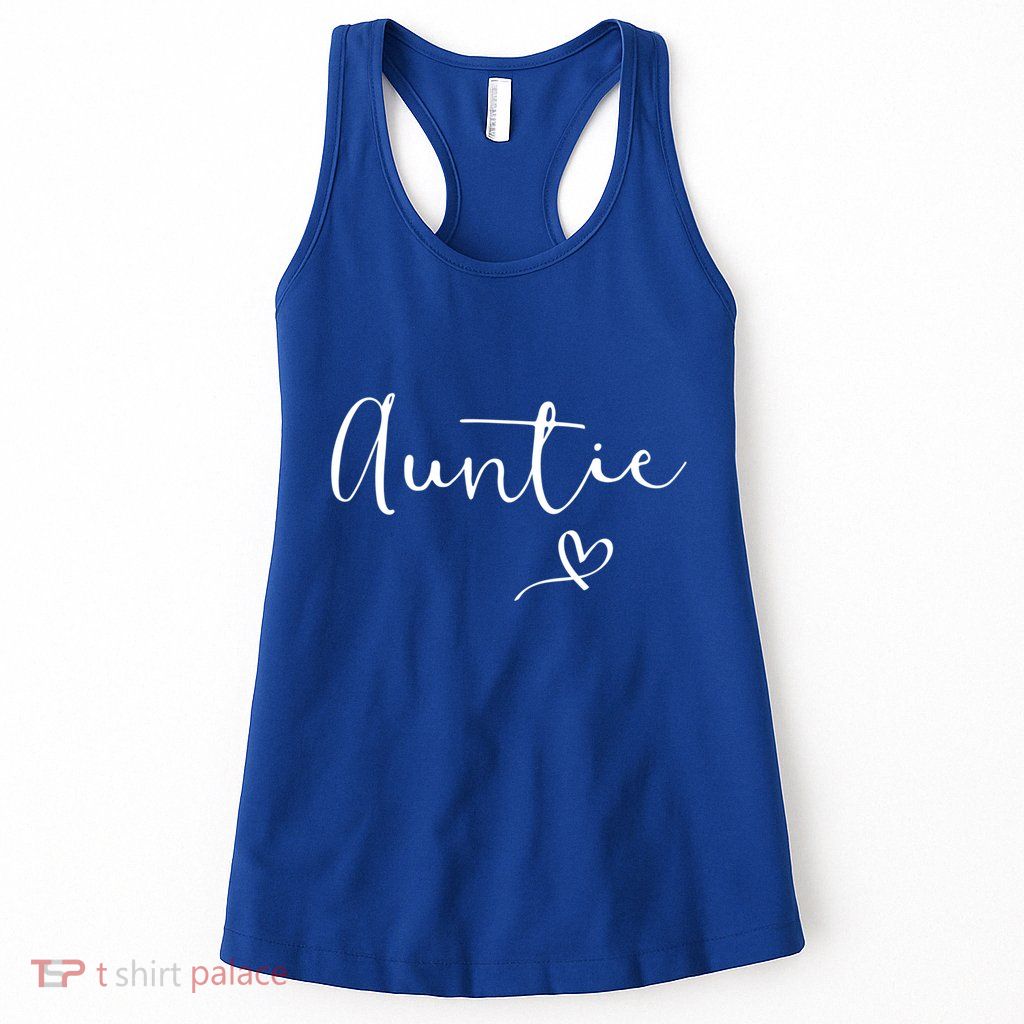 Auntie Aunt Christmas Mothers Day Birthday Nephew Gift Womens Tank Top