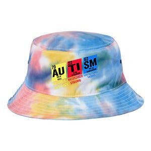 Autism Awareness Chemistry Elets Periodic Table Asd Funny Cute Gift Tie Dye Newport Bucket Hat