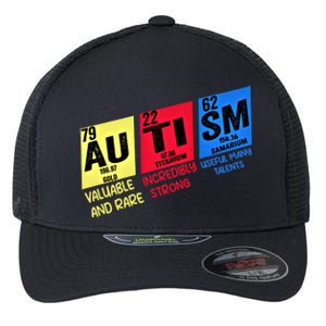 Autism Awareness Chemistry Elets Periodic Table Asd Funny Cute Gift Flexfit Unipanel Trucker Cap