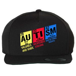 Autism Awareness Chemistry Elets Periodic Table Asd Funny Cute Gift Wool Snapback Cap