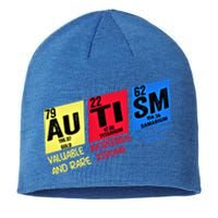 Autism Awareness Chemistry Elets Periodic Table Asd Funny Cute Gift Sustainable Beanie