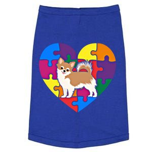 Autism Awareness Chihuahua Heart Valentines Day Puzzle Piece Cool Gift Doggie Tank