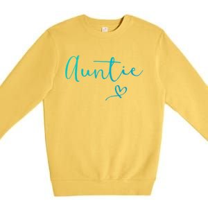 Auntie Aunt Christmas Mothers Day Birthday Nephew Gift Premium Crewneck Sweatshirt