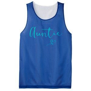 Auntie Aunt Christmas Mothers Day Birthday Nephew Gift Mesh Reversible Basketball Jersey Tank