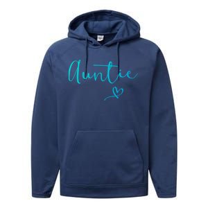 Auntie Aunt Christmas Mothers Day Birthday Nephew Gift Performance Fleece Hoodie