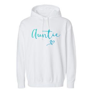 Auntie Aunt Christmas Mothers Day Birthday Nephew Gift Garment-Dyed Fleece Hoodie