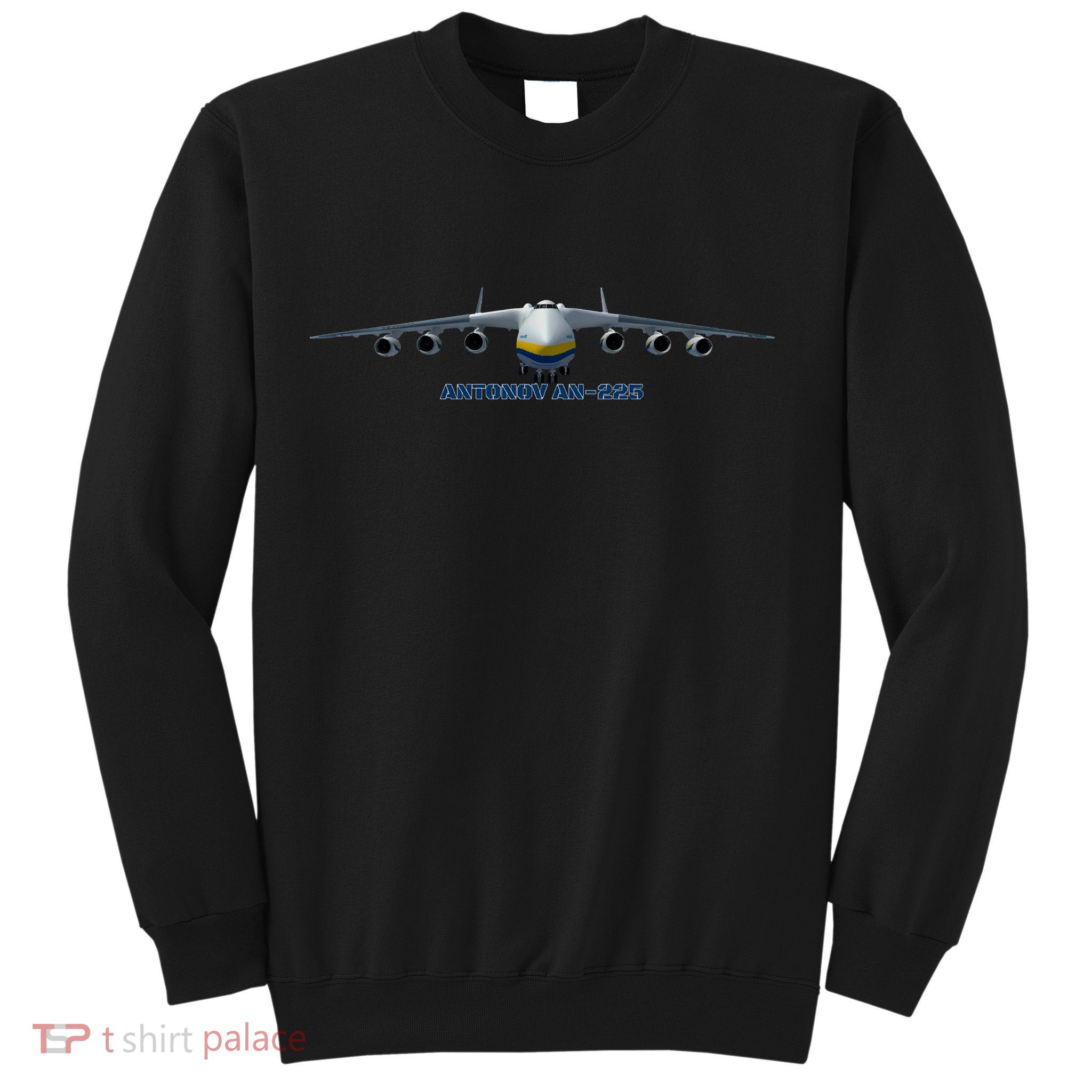 An225 Antonov Cargo Jet Plane Mriya Front Profile Sweatshirt