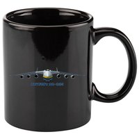 An225 Antonov Cargo Jet Plane Mriya Front Profile 11oz C Handle Ceramic Mug