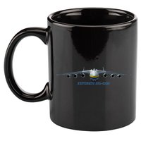 An225 Antonov Cargo Jet Plane Mriya Front Profile 11oz C Handle Ceramic Mug