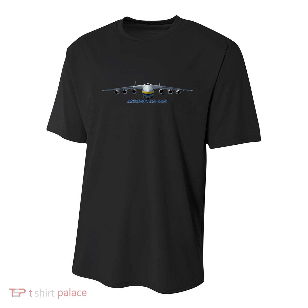 An225 Antonov Cargo Jet Plane Mriya Front Profile Youth Performance Sprint T-Shirt