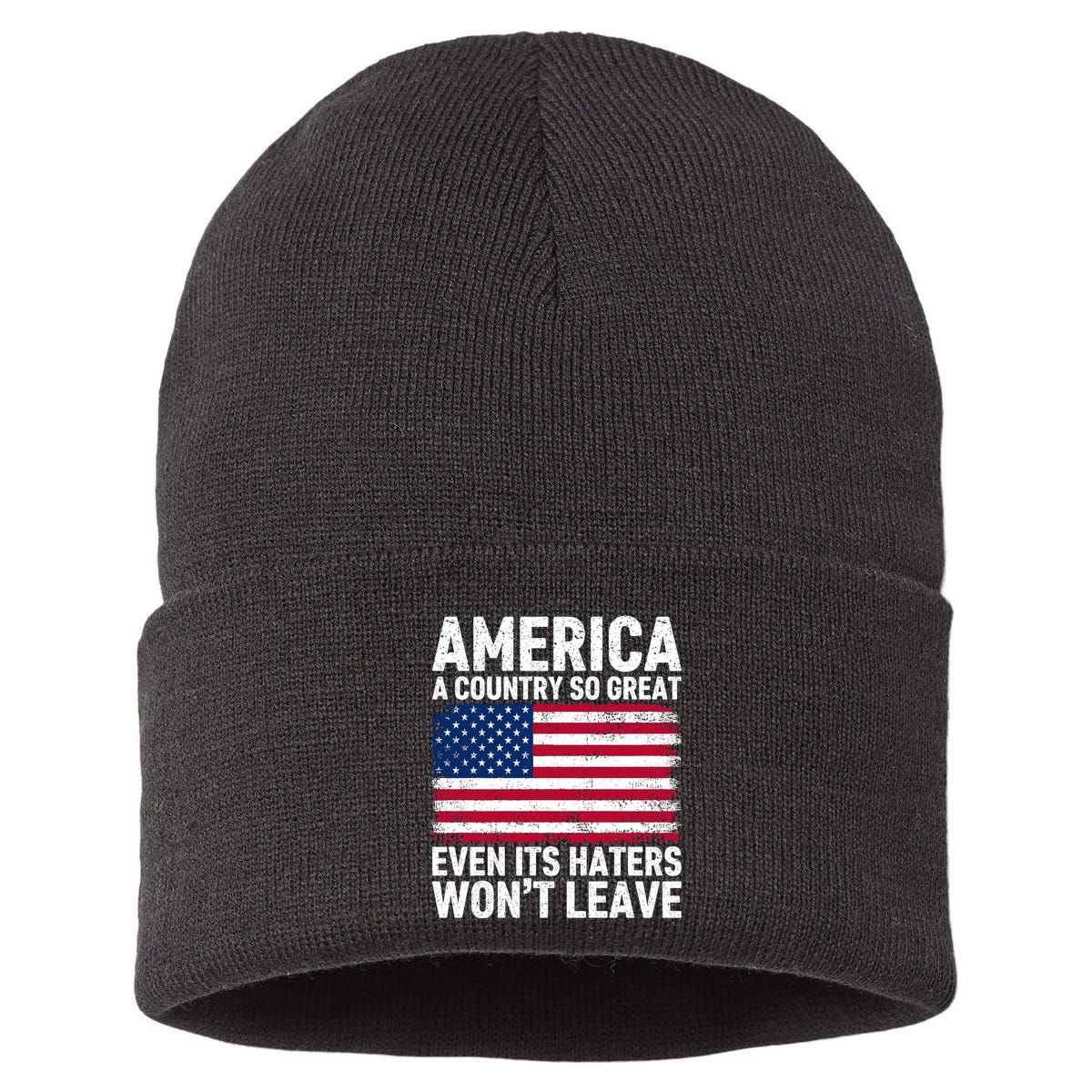 America A Country So Great Even Its Haters Wont Leave Sustainable Knit Beanie