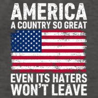 America A Country So Great Even Its Haters Wont Leave Vector Backpack