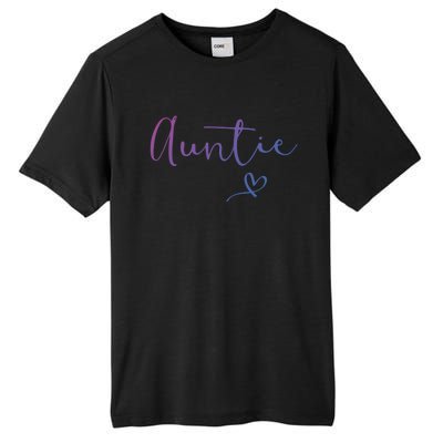 Auntie Aunt Christmas Mothers Day Birthday Nephew Gift Tall Fusion ChromaSoft Performance T-Shirt