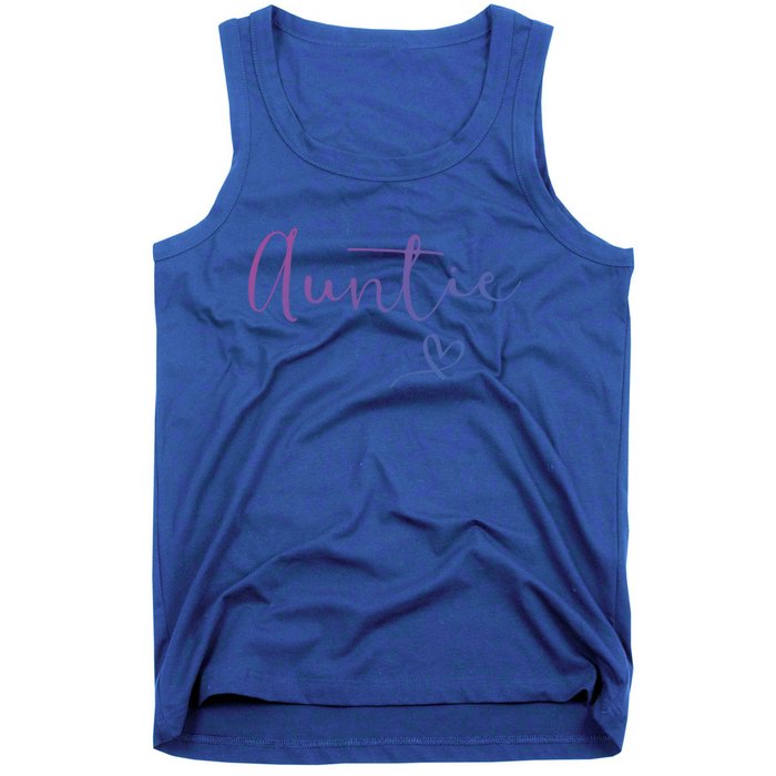 Auntie Aunt Christmas Mothers Day Birthday Nephew Gift Tank Top