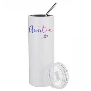 Auntie Aunt Christmas Mothers Day Birthday Nephew Gift Stainless Steel Tumbler