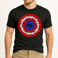 Autism Awareness Captain Puzzle Shield Performance Shirt