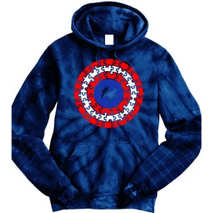 Autism Awareness Captain Puzzle Shield Tie Dye Hoodie