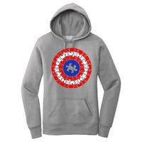 Autism Awareness Captain Puzzle Shield Women's Pullover Hoodie