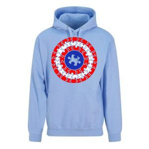 Autism Awareness Captain Puzzle Shield Unisex Surf Hoodie