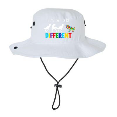 Autism Awareness Cute Dinosaur Gift ItS Ok To Be Different Gift Legacy Cool Fit Booney Bucket Hat