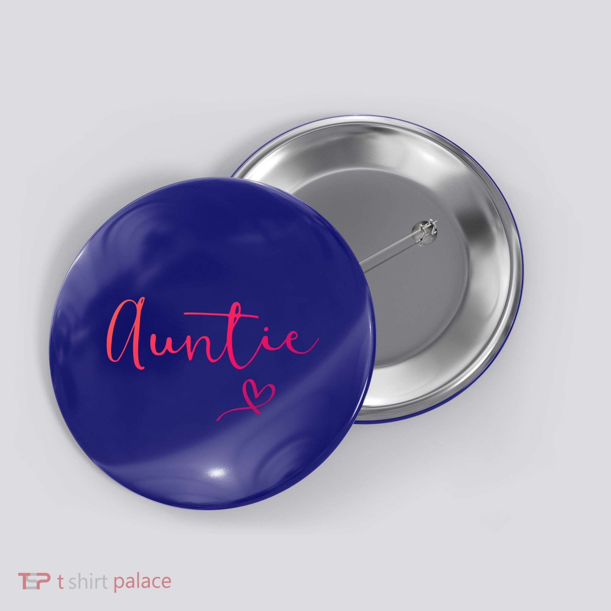 Auntie Aunt Christmas Mothers Day Birthday Nephew Gift Button