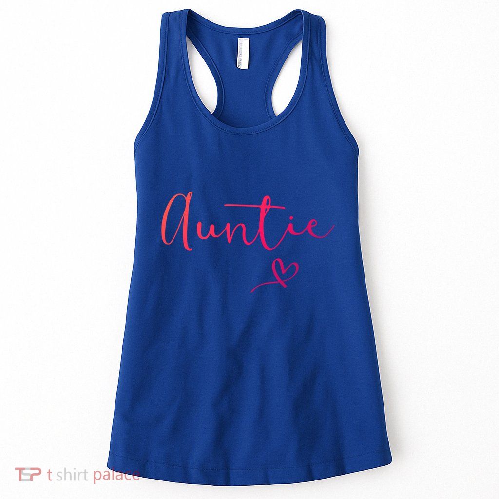 Auntie Aunt Christmas Mothers Day Birthday Nephew Gift Womens Tank Top