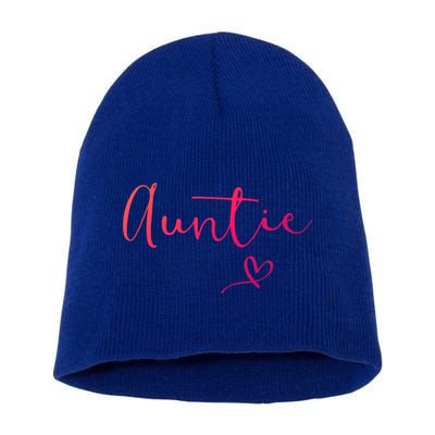 Auntie Aunt Christmas Mothers Day Birthday Nephew Gift Short Acrylic Beanie