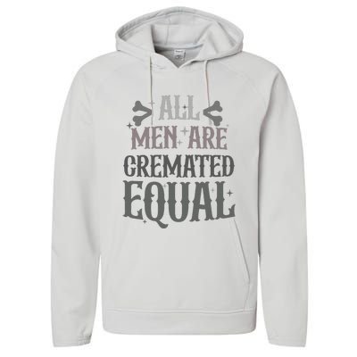 Alls Are Cremated Equal Apparel Performance Fleece Hoodie