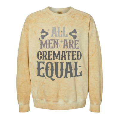 Alls Are Cremated Equal Apparel Colorblast Crewneck Sweatshirt