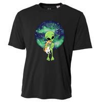 Alien And Cat Cooling Performance Crew T-Shirt