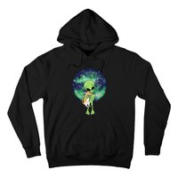 Alien And Cat Hoodie