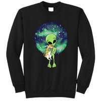 Alien And Cat Sweatshirt