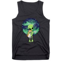 Alien And Cat Tank Top