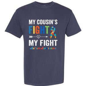 Autism Awareness Cousin My Cousin's Fight Is My Fight Garment-Dyed Heavyweight T-Shirt