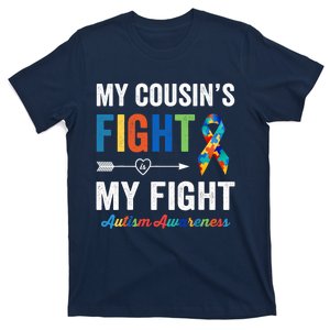 Autism Awareness Cousin My Cousin's Fight Is My Fight T-Shirt