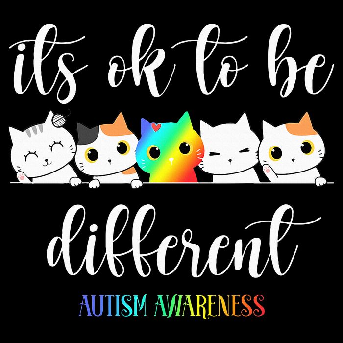 Autism Awareness Cat Its Ok To Be Different Autistic Wool Snapback Cap