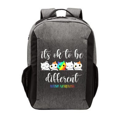 Autism Awareness Cat Its Ok To Be Different Autistic Vector Backpack