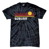 Auburn Alabama Classic Retro Vintage Style Sunset City Tie-Dye T-Shirt