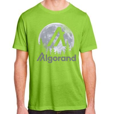 Algorand ALGO Coin Cryptocurrency Wilderness Full Moon Adult ChromaSoft Performance T-Shirt