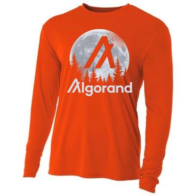 Algorand ALGO Coin Cryptocurrency Wilderness Full Moon Cooling Performance Long Sleeve Crew