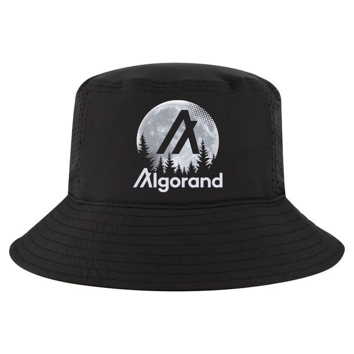 Algorand ALGO Coin Cryptocurrency Wilderness Full Moon Cool Comfort Performance Bucket Hat