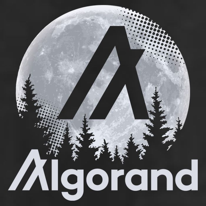 Algorand ALGO Coin Cryptocurrency Wilderness Full Moon Cool Comfort Performance Bucket Hat