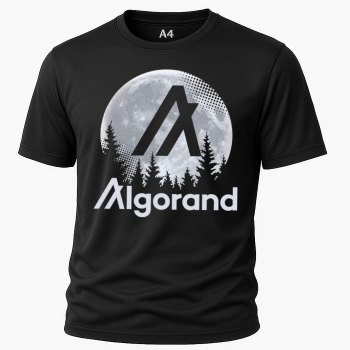 Algorand ALGO Coin Cryptocurrency Wilderness Full Moon Performance Shirt
