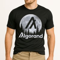 Algorand ALGO Coin Cryptocurrency Wilderness Full Moon Performance Shirt
