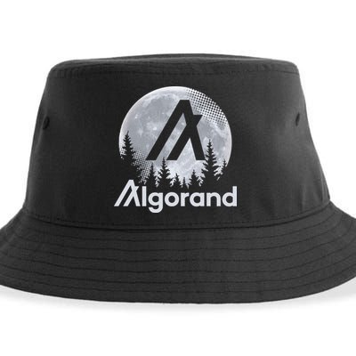 Algorand ALGO Coin Cryptocurrency Wilderness Full Moon Sustainable Bucket Hat