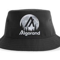 Algorand ALGO Coin Cryptocurrency Wilderness Full Moon Sustainable Bucket Hat