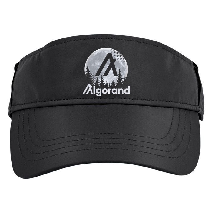 Algorand ALGO Coin Cryptocurrency Wilderness Full Moon Adult Drive Performance Visor