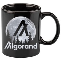 Algorand ALGO Coin Cryptocurrency Wilderness Full Moon 11oz C Handle Ceramic Mug
